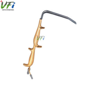 Ferreira Retractor with Double Handle Fiber optic 80x16mm