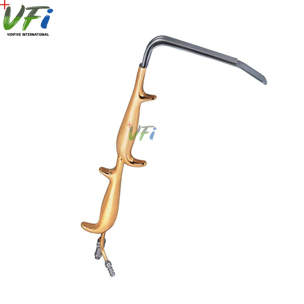 Ferreira Retractor with Double Handle Fiber optic 80x16mm