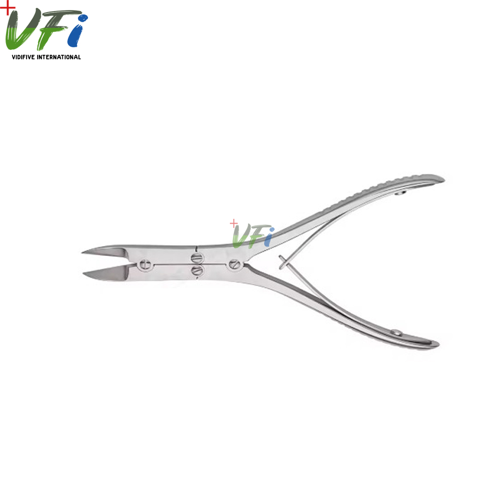 McIndoe Bone Cutting Forceps With Compound Action And Angled On Flat 190mm