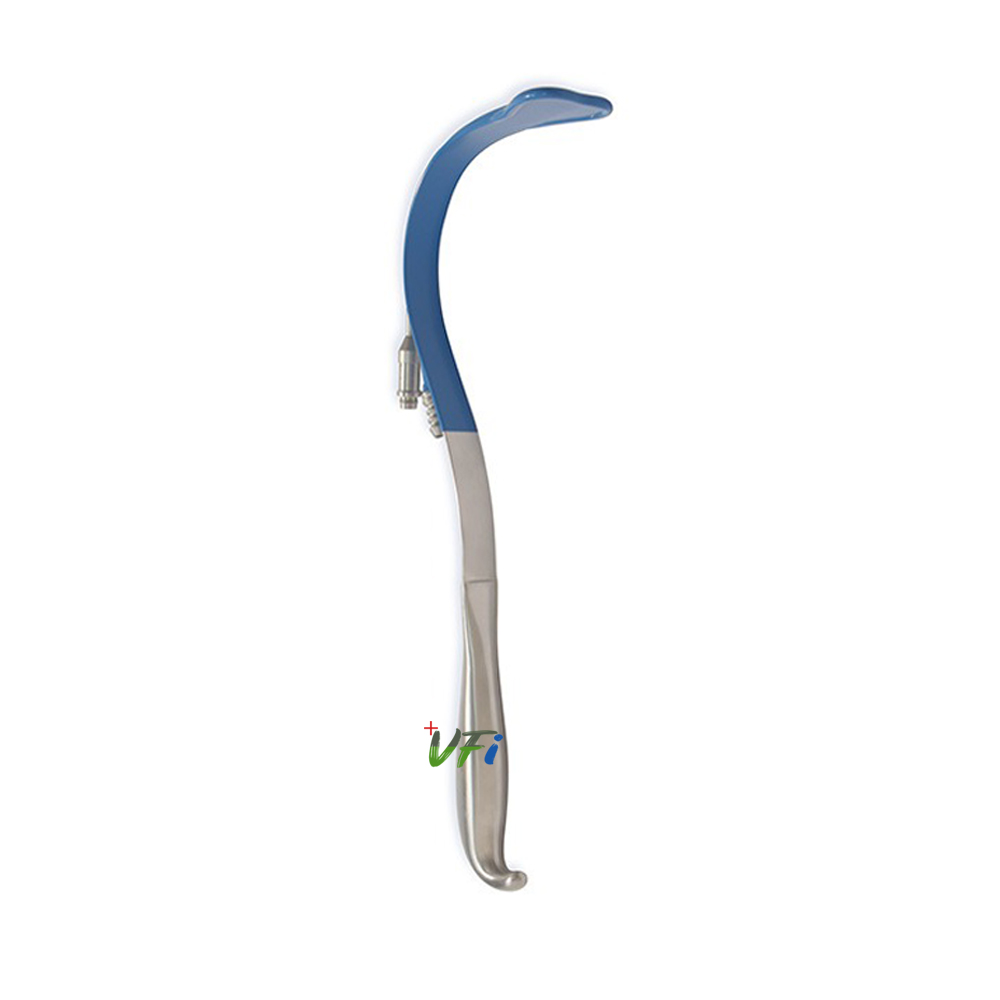 Harrington Breast Retractor Fiber optic 40x320mm Insulated